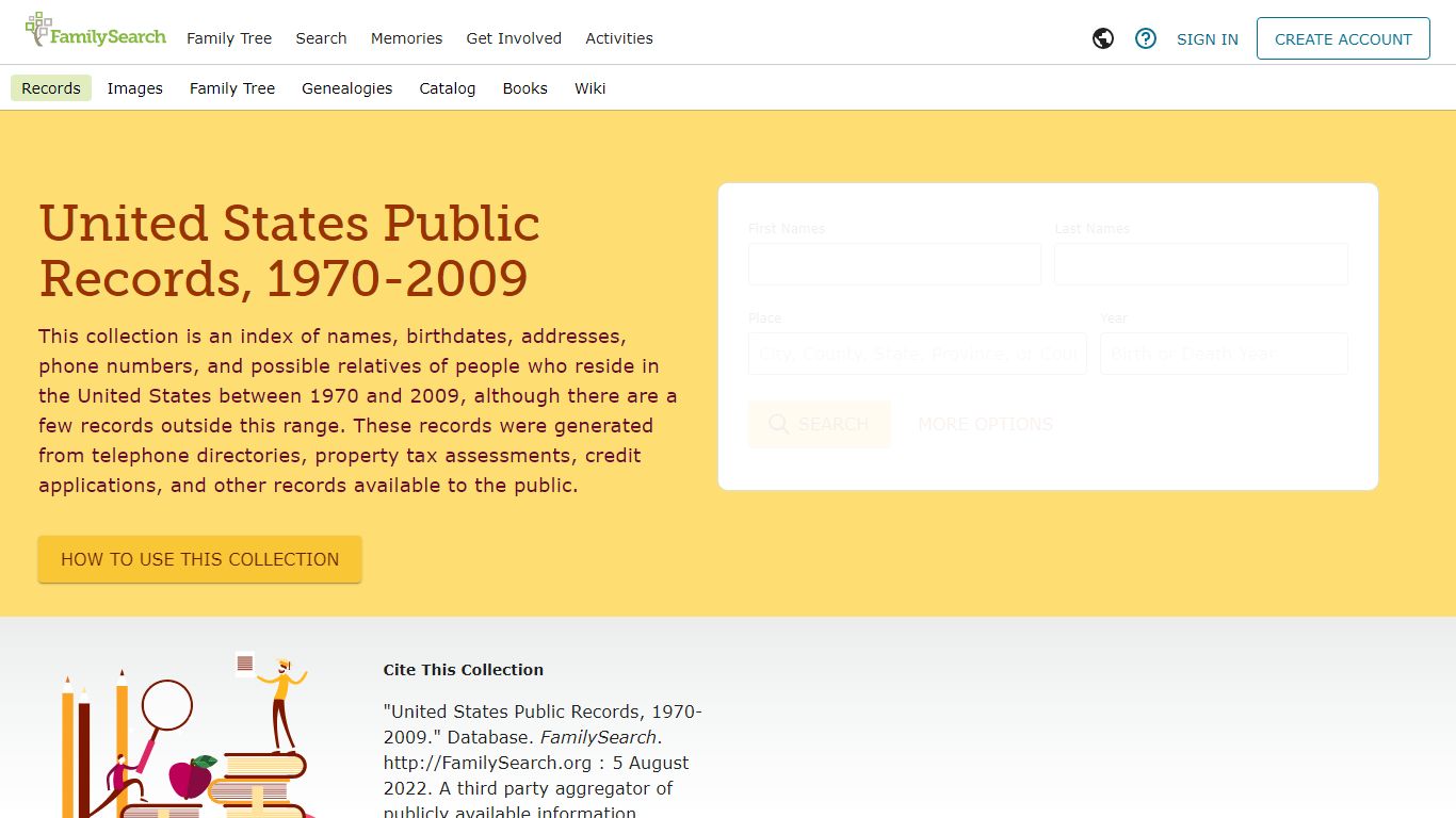 United States Public Records, 1970-2009 • FamilySearch